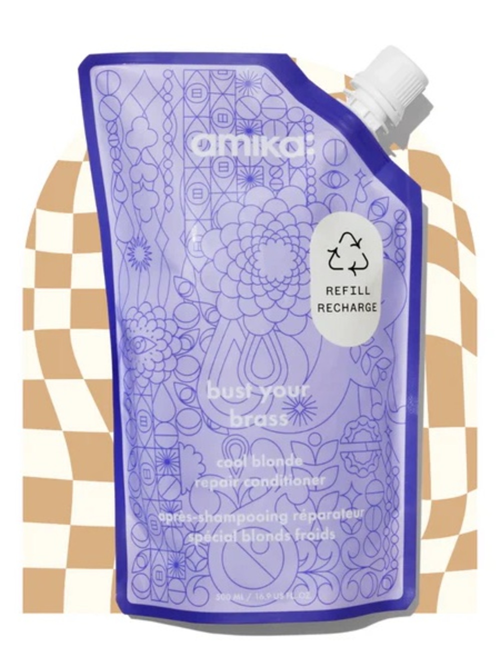 🎀3/$25🎀 amika Cool Blonde Bust Your Brass Repair Mini Conditioner